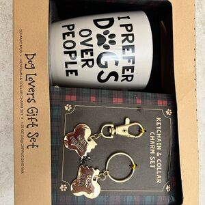 Dog Lovers Gift Set with Mug and Keychain